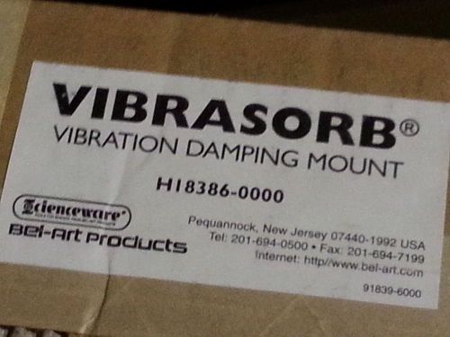 Bel-art scienceware vibrasorb vibration damping mount 45 x 56cm 39kg for sale