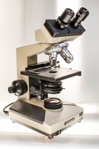 Olympus CH2 CHT Laboratory Microscope w/ 4x 10x 40x &amp; 100x Objectives Binocular