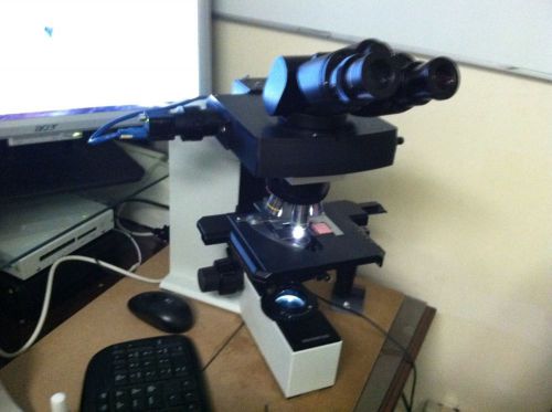 Olympus bx40  ergonomic binocular  with camera port clean microscope for sale