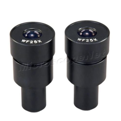 NEW Two 30.0mm Widefield Eyepieces WF25X/9 for Stereo Microscopes
