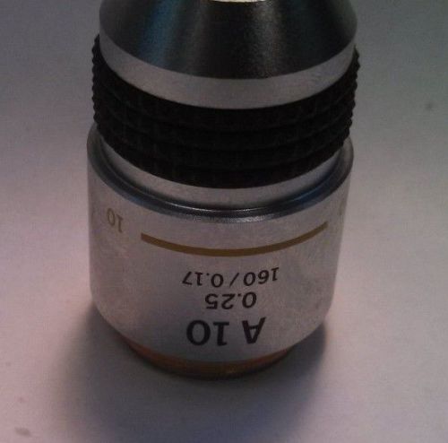 Olympus A10  0.25 160/0.17 microscope objective