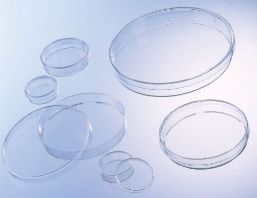 New 100 x 15mm petri dish, ps, non-sterile, 20/bag, 480/cs for sale
