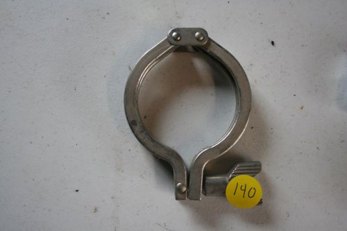 set of 22  2 3/4 &#034; stainless steel tri clamps