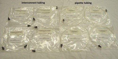 Tubing kit tecan freedom evo 4 pipette &amp; 4 interconnect tubes, fittings washers for sale