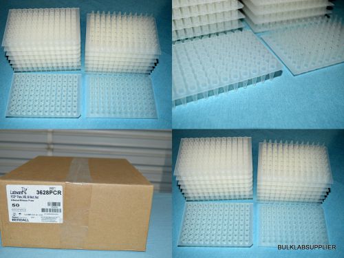Labware PCR Plate, MB, 96-Well Polypropylene Elevated Wells Nat 3628PCR 50/case