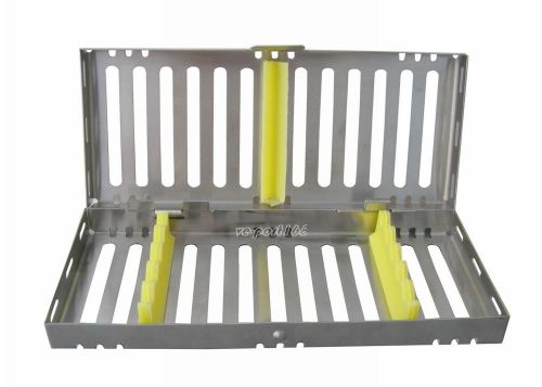 10PCS Dental Sterilization Case Rack Tray Box for 5pcs Surgical Instrument B007a