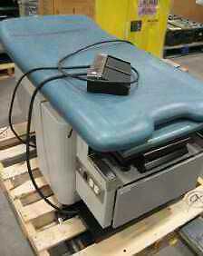 Lot of 4 Enochs Hi-Low Power Exam Table Chair Bed Hydraulic Medical Examination