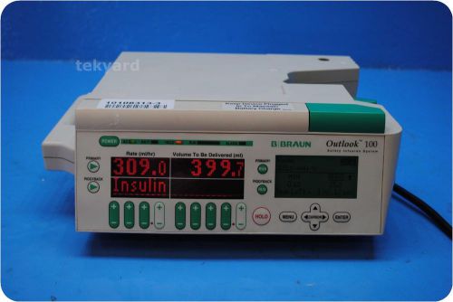 B BRAUN OUTLOOK 100 620-100 SAFETY IV INFUSION SYSTEM @