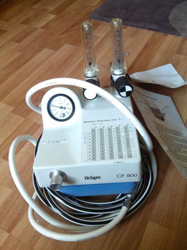 DRAGER CF 800 CONTINIOUS FLOW VENTILATOR  FOR POST OP RECOVERY PATIENT