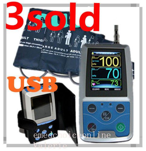 New 24hrs ambulatory blood pressure monitor abpm holter nibp mapa monitor for sale