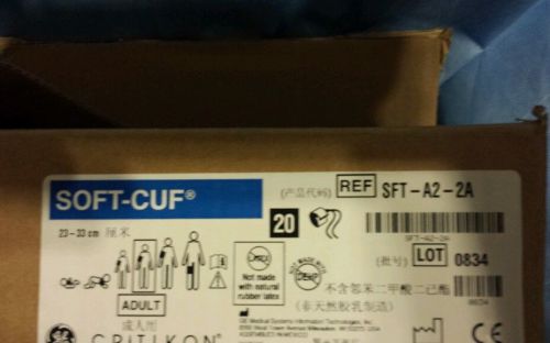 Critikon  Adult Soft-Cuf Blood Pressure Cuffs [SFT-A2-2A] Box of 14