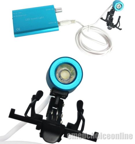 Dental clip led head light lamp for dental loupes magnifier glasses+clip hotsale for sale