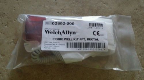 Welch Allyn 02892-000 Rectal Probe SureTemp® Rectal, Red, 4 Foot, Nonsteril