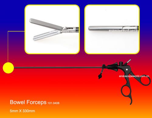 Brand New Bowel Forceps 5X330mm Laparoscopy