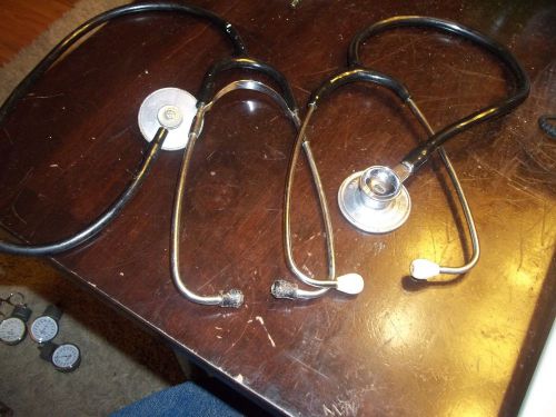 Lot of 2 Stethoscopes Nurse Doctor Paramedic Vintage Ones MARK X BIO-DYNAMICS