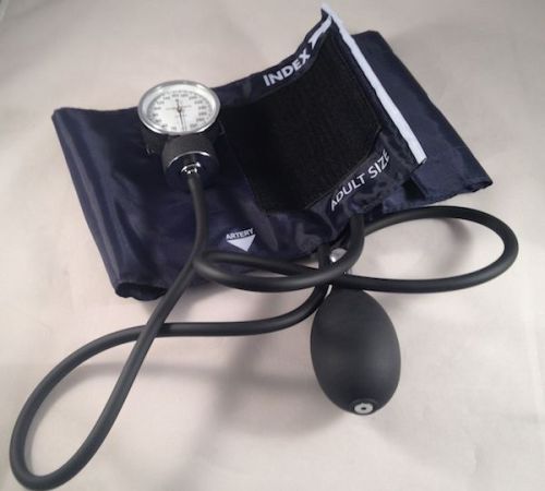 Aneroid blood pressure unit ,adult,  c/w cuff, valve/bulb and gauge