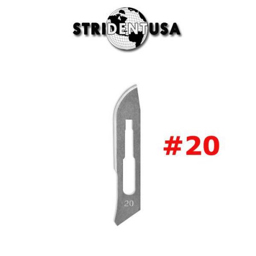 100 Scalpel blades ** #20 **  for surgical dental medical veterinary blade