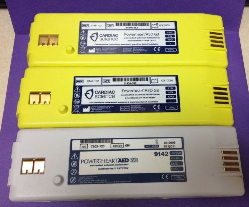 Powerheart AED G3 battery, cardiac science