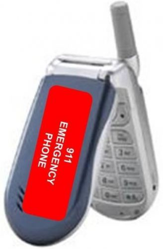 Emergency 911 cell phone with no service fees for sale