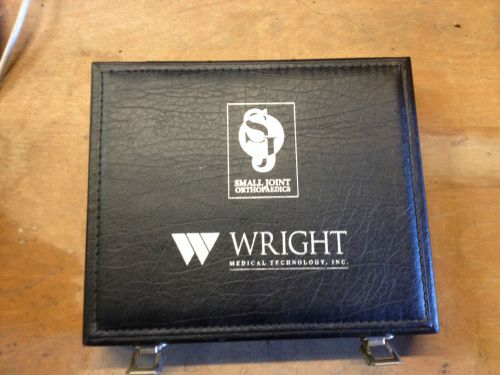 Wright medical tech small joint orthopedics items in case for sale
