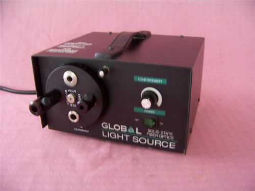 Global solid state fiber optics light source 4 way turret  150watt halogen 21v for sale