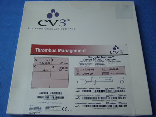 1- ev3 thrombus management infusion cath 5f ref: 41046-01 for sale
