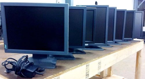 Lot of 8 image systems lcd medical imaging monitors 19.6 fp1960gf-01 &amp; fpp2002cp for sale