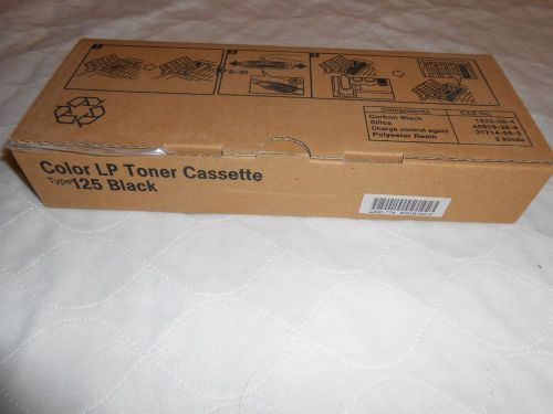 RICOH LP &#034;Three&#034;Toner Cassettes Type 125 Black...EDP 400963....New in Box
