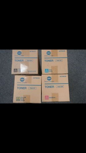 Konica Minolta Bizhub C452 OEM toner set TN-413 black TN-613 cyan/yellow/maginta