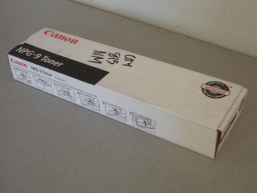 Canon NPG-9 OEM Toner Cartridge NP-6016 6521 BLACK