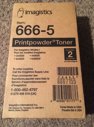 Genuine Imagistics 666-5 Printpowder Toner IM3520 IM2520