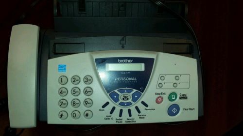 Brother personal fax 575, Plain paper Fax, needs Printer ribbon