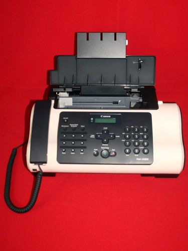 Refurbished canon b/w fax machine fax-jx200 fax &amp; copier w/ handset for sale