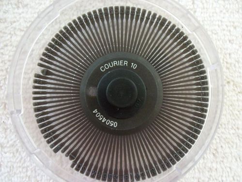 Courier 10 Printwheel