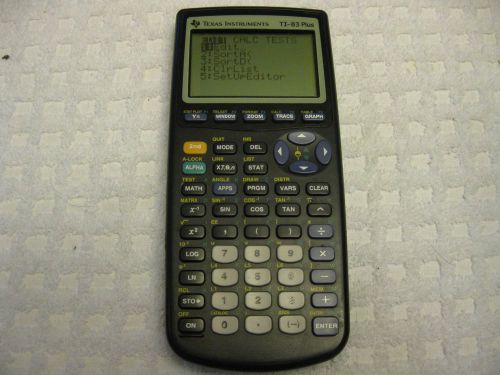 Used Texas Instruments TI-83 Plus Graphing Calculator Green Edition 1999
