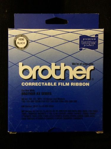 BROTHER CORRECTABLE TYPEWRITER FILM RIBBON, BLACK, AX GX, SX, WPT, ZX EM WP 1030