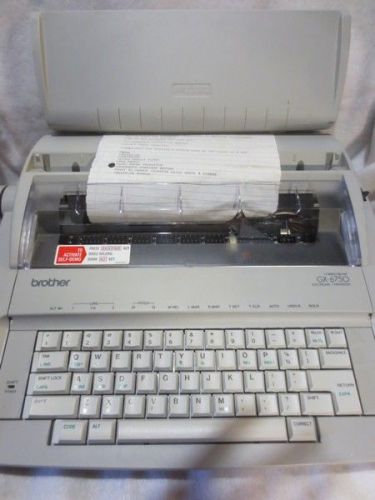 Brother gx-6750 daisywheel electronic typewriter for sale