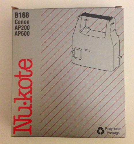 New Nukote Canon B168 Correctable Typewriter Ribbon AP200 AP500 Black