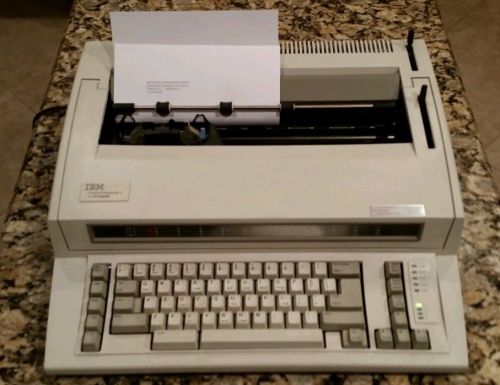 Lexmark IBM Personal Wheelwriter 2 Electric Typewriter 6781-018 WORKS - TESTED