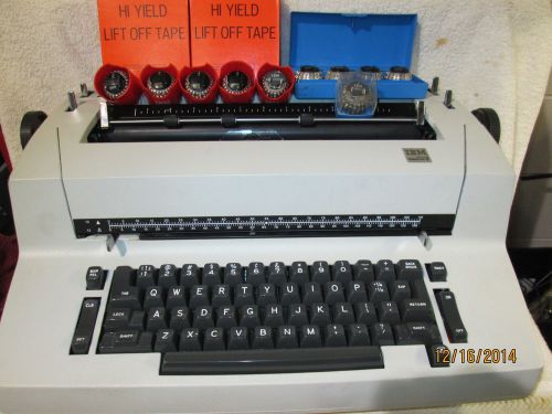 Vintage IBM Correcting Selectric II Typewriter 11 Elements &amp; 12 Lift Off Tapes
