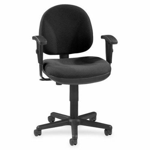 Lorell Adjustable Task Chair, 24&#034;x24&#034;x33&#034;-38&#034;, Black (LLR80004)