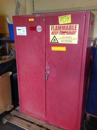 FLAMMABLE STORAGE CABINET RED COLOR METAL