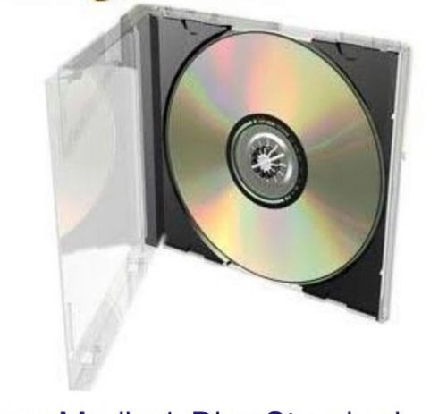 50 Thin Black CD Jewel Case