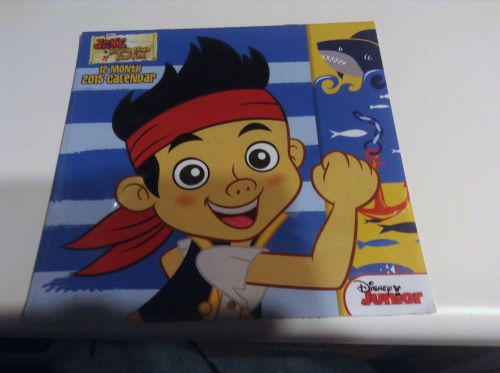 2015 12 Month DISNEY JAKE 10x10 Kids Wall Calendar NEW SEALED Cartoon cute