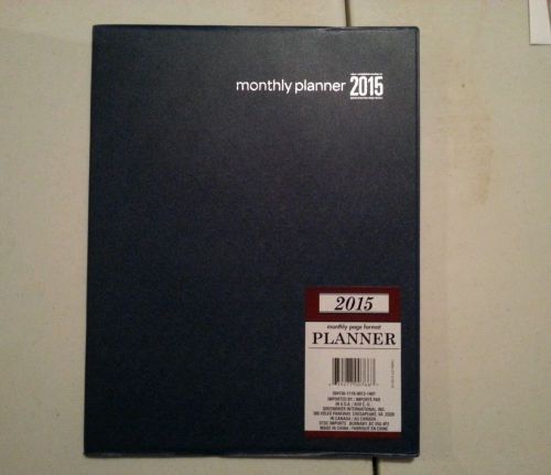 2015 Monthly Calendar Planner -Navy Blue