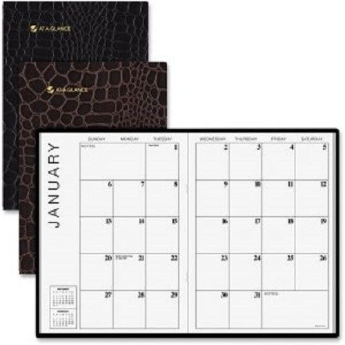 At-a-glance recycled monthly planner 2014 70-432-00 7&#034;x10&#034;  black for sale