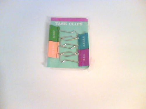 Colorful Task Clips