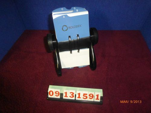 ROLODEX BUSINESS CARD FILE (PRE-OWNED) ROTARY TYPE 2/14 X 4 CARD TYPE