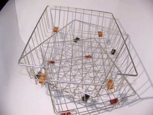 Vintage Metal Wire Desktop Paper Letter Tray Sorter Organizer Basket 3 to choose