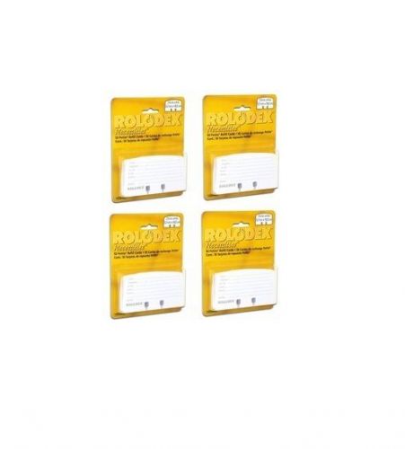 Rolodex 2.25x4 lined white refill cards pack of 200 - brand new item for sale